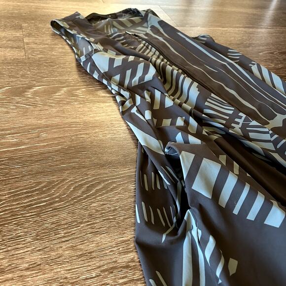 EUC Porto San Francisco Medina Zip-Up Vest Dress Sz 0 Abstract Print Sleeveless - Picture 7 of 16